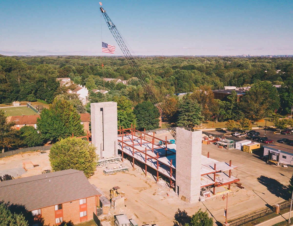 GBCEdu's tweet photo. Climbing to new heights. #AchieveGreater.
William A. Franta Hall, opening Fall 2020:
#Construction #Campus #NewDorm #CampusProject #NewAndImproved #Dorm #Campus #ResidenceHall #GoldeyBeacom #GBC #AchieveGreater #Delaware #Wilmington https://t.co/DQlr9PJYkN