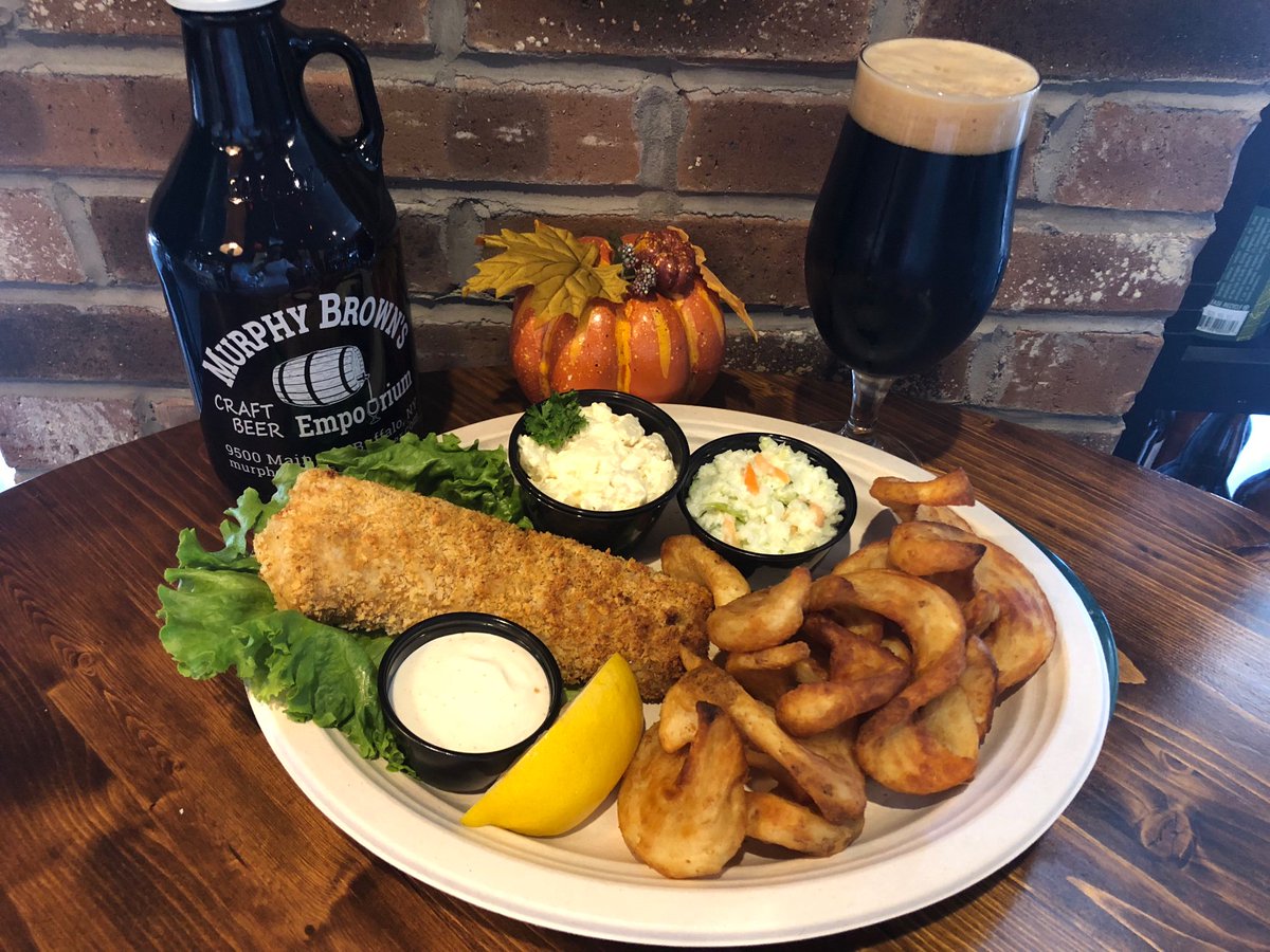 murphybrowns1's tweet photo. Today’s Special...Air-Fried Breaded Cod served with potato salad, cole slaw and our sidewinder fries.  Happy Friday! https://t.co/Msl2RV4O32