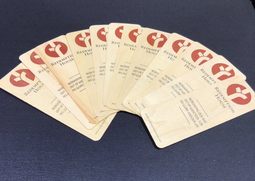 chronicjoy's tweet photo. If you are at the CCEF National Conference, come visit our booth and grab some free wood bookmarks. And please pray for our ministry too! @ccef #CCEF19 #CCEF #biblicalcounseling #redemptionhouse https://t.co/9uGsvcEM60
