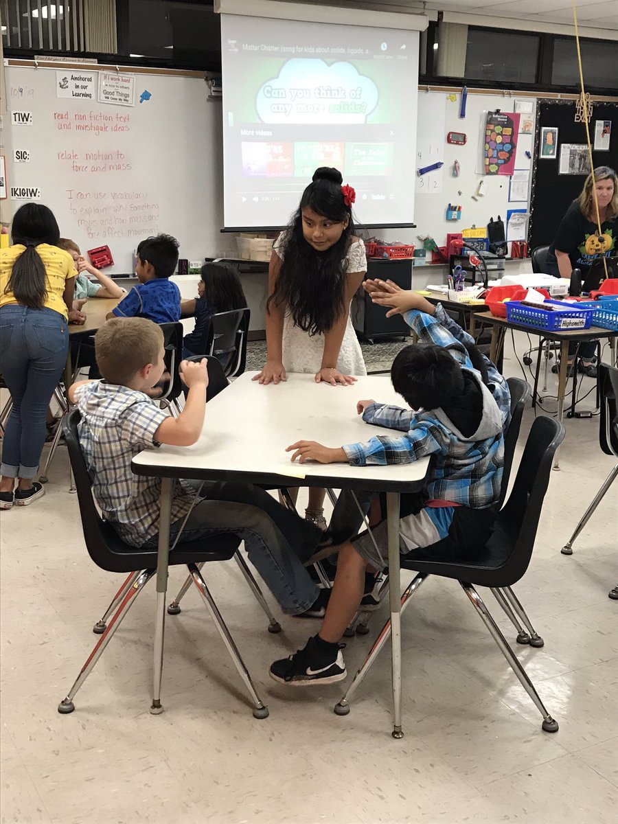 BondMailen's tweet photo. 5th graders helping us learn science while using round robin strategies with  @KimAtKagan at @HCPSPinecrest . https://t.co/2lEYSu5Ib5