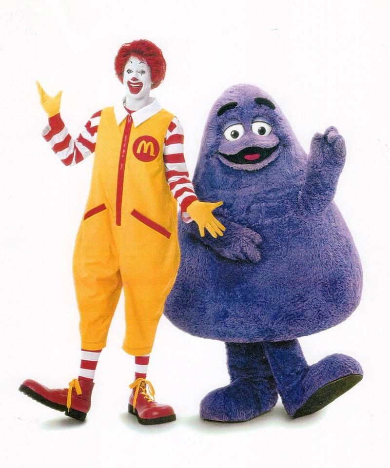 Featured image of post Anime Mcdonalds Grimace 1985 mcdonalds grimace 500 smile race plastic ring happy meal toy nos unused