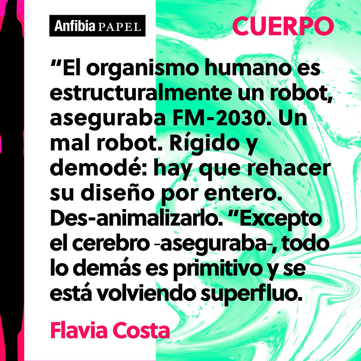 revistaanfibia's tweet photo. ¡Revelamos autores de #AnfibiaPAPEL! Flavia Costa y @kadaui serán parte de #Cuerpo, nuestro nuevo libro. Aprovechá la #Preventa2 con un 30% de descuento en nuestra tienda virtual: https://t.co/QDUDafEKew https://t.co/V28sXuB7wJ