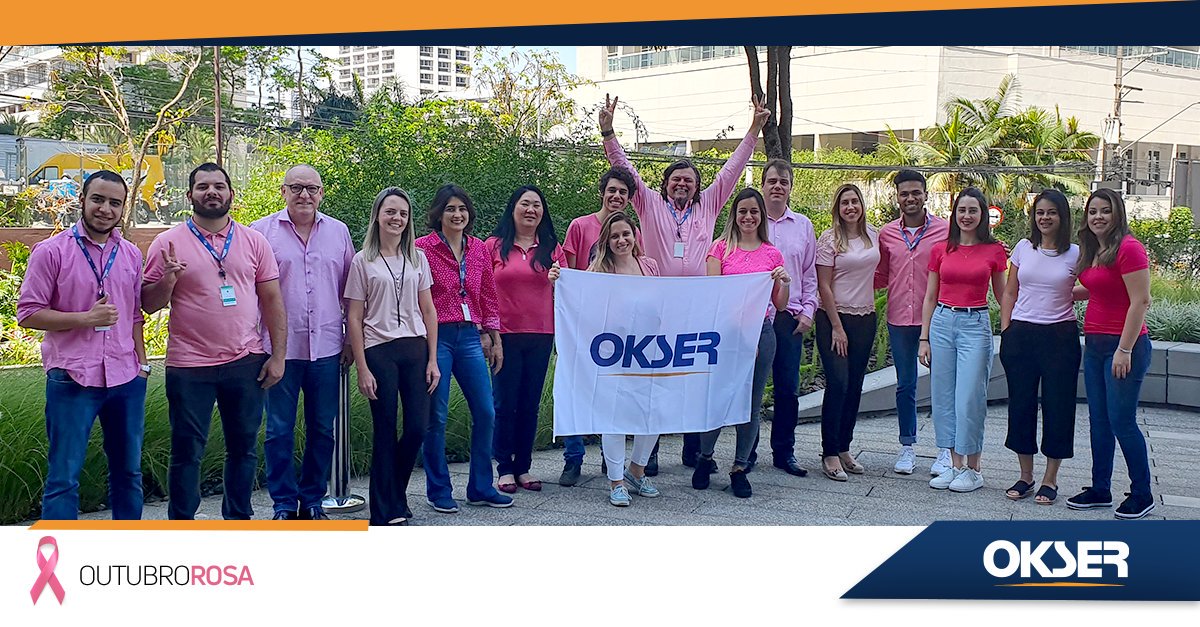 Grupo_Okser's tweet photo. A Okser abraça essa causa, a luta contra o câncer de mama é importante! https://t.co/XVMg5zomxH