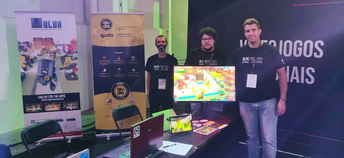 block_bastards's tweet photo. We are at Techdays Aveiro with an early version of Blox and Qudo. If you're in the neighbourhood, come and visit us! We will be glad show you what we have been working on.
#blockbastards #blockchain #qudo #blox #techdays #team https://t.co/bilcujXC4j