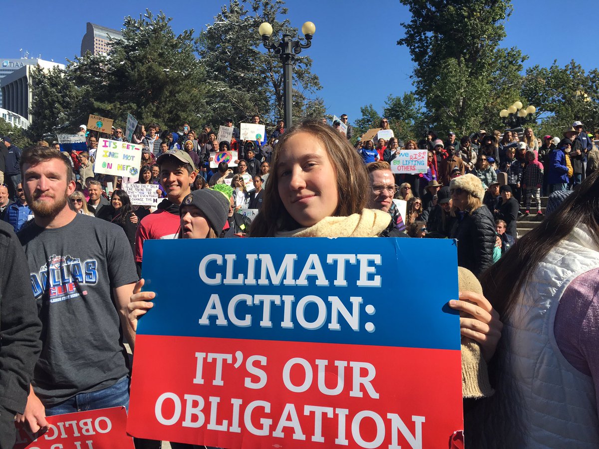 adurupinhur's tweet photo. Here at the #denverclimatestrike to join @GretaThunberg to call for #ClimateActionNow https://t.co/0zBMeq91DY