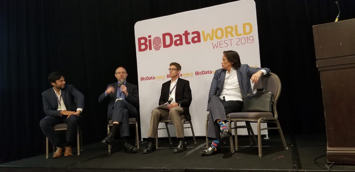 Another excellent keynote panel on data strategies, featuring panelists from ⁦<a href="/DanaFarber/">Dana-Farber</a>⁩, ⁦<a href="/DroiceLabs/">Droice Labs</a>⁩, ⁦<a href="/metrohealthCLE/">MetroHealth</a>⁩ and ⁦<a href="/chocchildrens/">CHOC</a>⁩ #BioDataWest