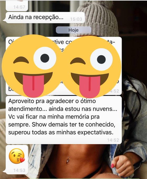 &Eacute; aquela coisa nem Jesus conseguiu agradar a todos, mas fico muito feliz quando recebo essas msgs 😊😘