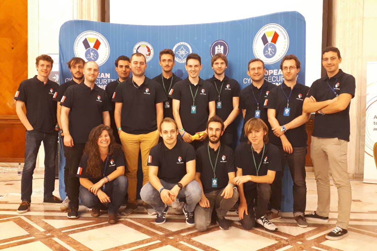 ANSSI_FR's tweet image. L&apos;#ECSC2019 s&apos;achève ce soir avec une 7e place amplement méritée pour la #TeamFR🇫🇷
Félicitations à toutes les équipes qui ont participé à cette nouvelle  édition pleine de rebondissements 👏👏👏
Rendez-vous l&apos;année prochaine en Autriche pour #ECSC2020 ! 
ssi.gouv.fr/agence/cyberse…