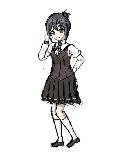 ついでだと思って差分のラフも書いた 