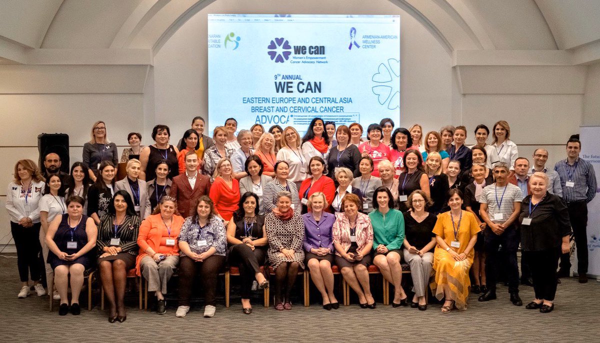jrgralow's tweet photo. 9th Eastern Europe/ Central Asia WE CAN breast and cervical cancer advocacy conference in Armenia https://t.co/1bROxt7Dfw