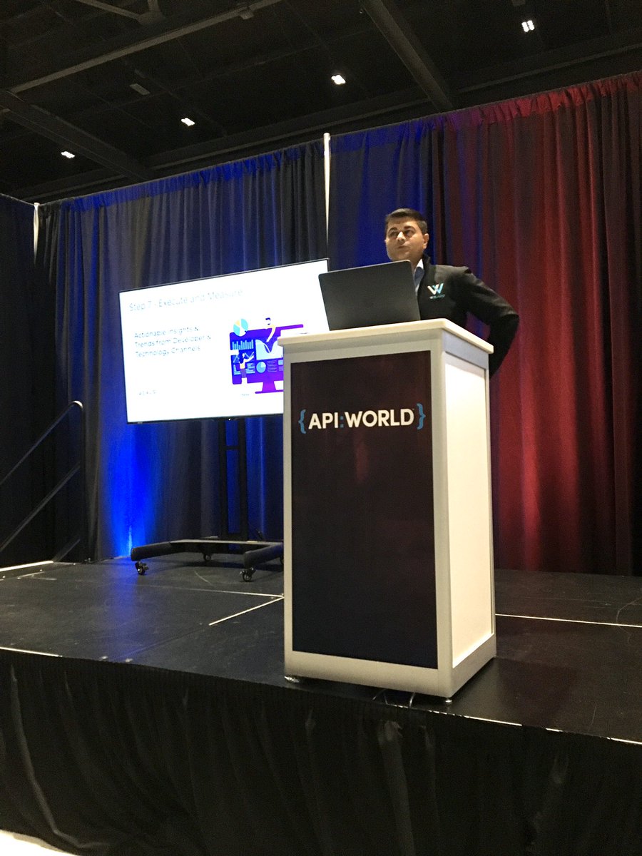 avharsh's tweet photo. Exhilarating to see customers talking about Weavr at API World conference. It was great to share the stage with @RichardHurring for ‘Developer marketing’ talk.
#APIWorld19 #apiworld #devrel @CatchyAgency @WeavrAI https://t.co/UxZSi645PY