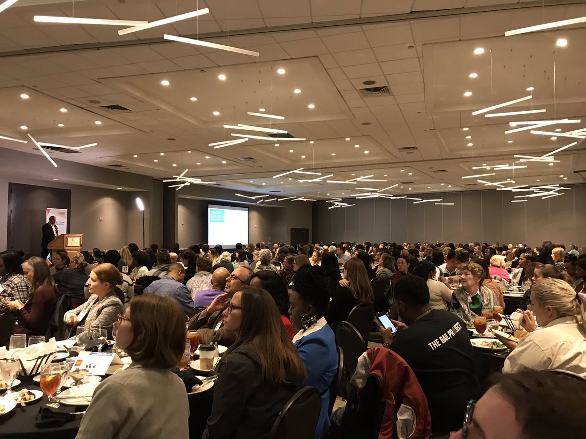KidsWinMissouri's tweet photo. Packed room for #STLSummit on racial equity. Great to be with so many organizations and individuals dedicated to diversity, equity and inclusion! #STL2019 https://t.co/eSP4pql772