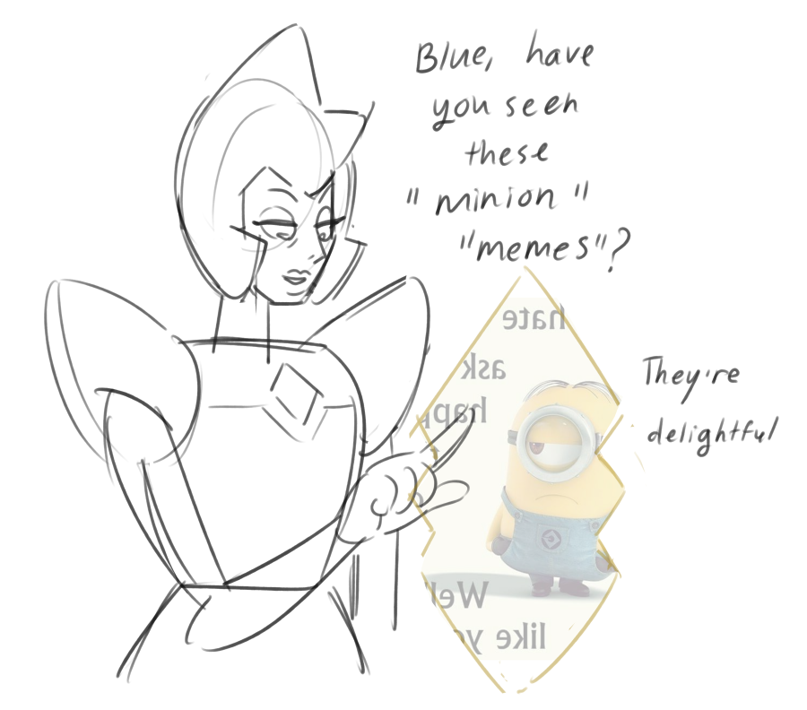 yellow diamond loves minions, change my mind 