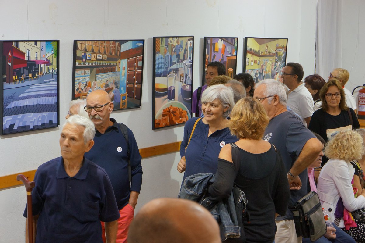 Avui a l'ateneu hem tingut el gran honor d'innaugurar l'exposició d'obres de Rafel Cerdan, veí i pintor de #Badalona. Ha estat tot un èxit!
Podeu venir a disfrutar-la de dilluns a divendres de 17h a 20h fins el 21 de novembre