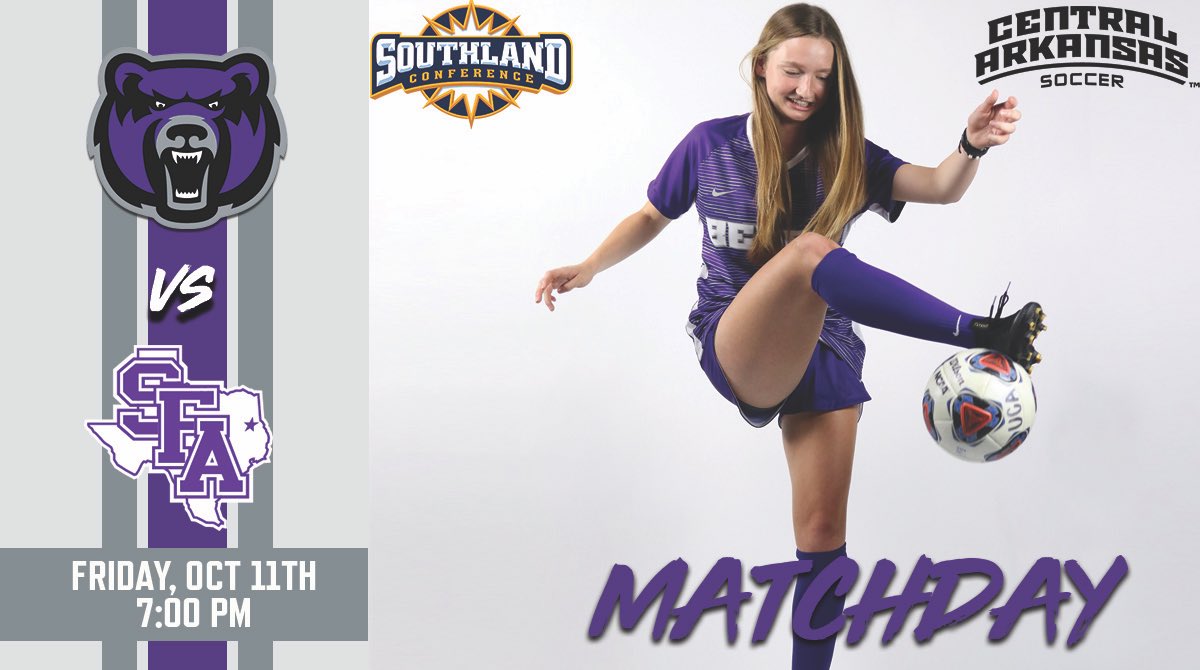 UCAWomensSoccer's tweet photo. Matchday 1️⃣3️⃣
⏰: 7:00 PM
🏟: #TheStephens
📊: https://t.co/ttlay6rkMd
📺:https://t.co/Tr3zc8733r
#BearClawsUp🐻 #ElectricInTheAir https://t.co/fI1f6eQDzU