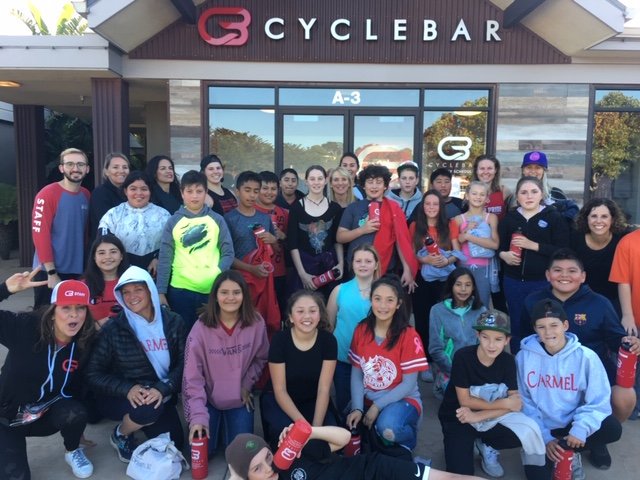 Thank you Cycle Bar Carmel Rancho for hosting our students for a fun and challenging class last Friday. #cyclebarcarmelrancho