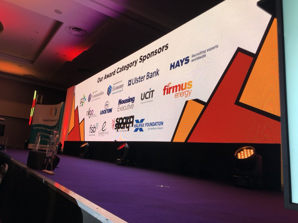 FSBNIRegion's tweet image. #TeamFSB with @Cjstirling59 at tonight’s #SocEntNIAwards19 - delighted to be sponsors tonight and looking forward to a wonderful evening of celebrating small social businesses! #BuySocial #IBackSmALLBusiness