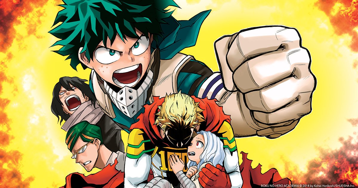 free anime series my hero academia
