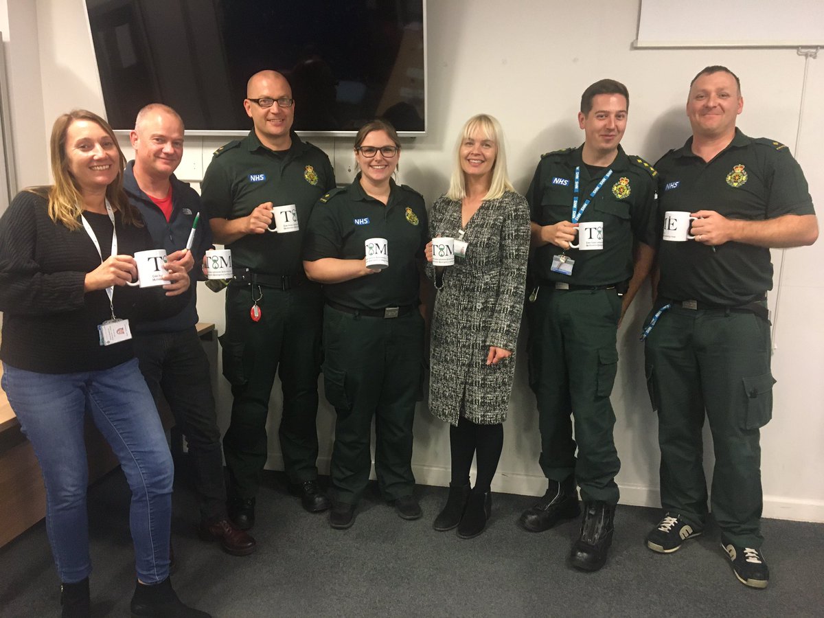 @swasftResearch an amazing day yesterday launching the TIME study in @swasft with the amazing @BNSSG_SWASFT lead paramedic team. #takehomenaloxone 💚heroes 🚑 @AACE_org @ParamedicsUK @NIHRSW