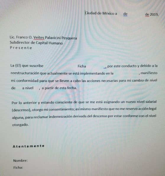 Untypp's tweet photo. La insólita violencia laboral contra el personal de nominado de confianza de @pemex ccp @lopezobrador_ @LuisaAlcalde @rocionahle @OctavioR_Prensa @Manuel_FuentesM @UNT_mx @IndustriALL_GU #justicialaboralPemex https://t.co/9n2LoFx7dN