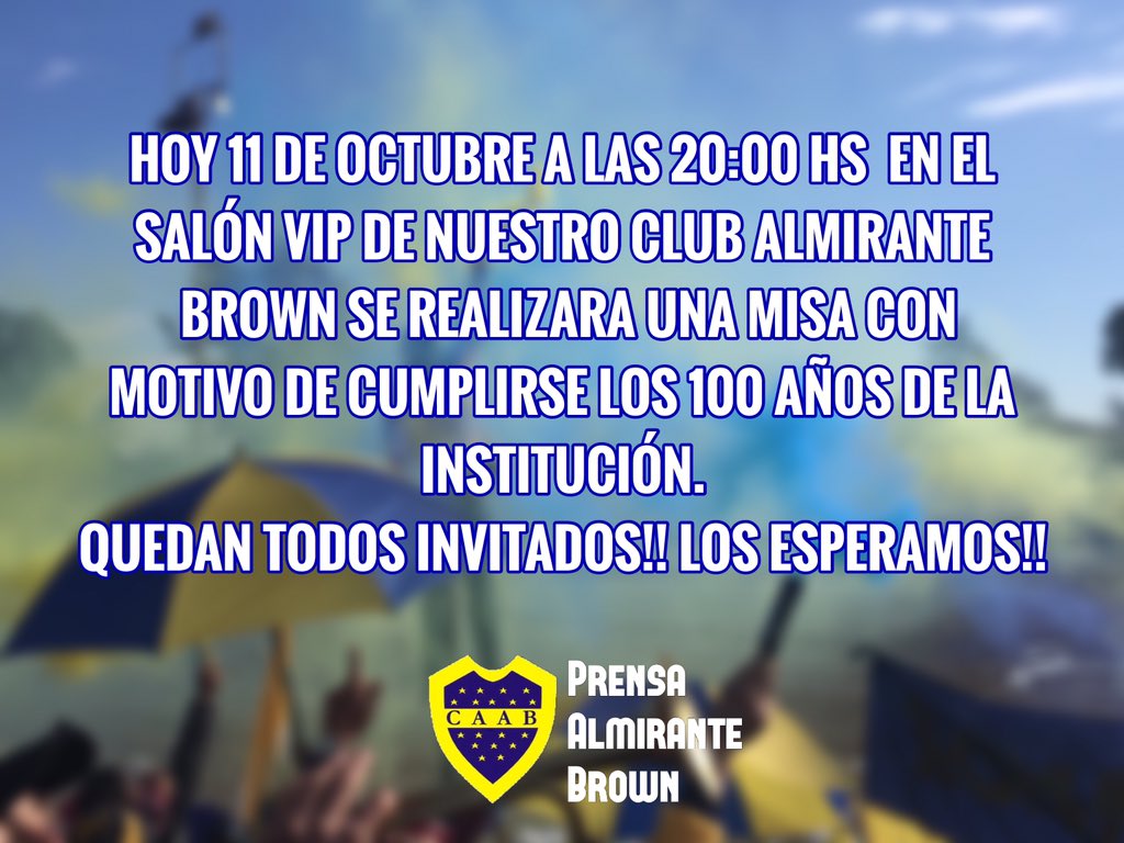 Club Almirante Brown (@almiranteclub) on Twitter photo 