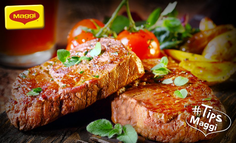 MaggiVenezuela's tweet photo. Si creías que sabías preparar carne a la parrilla en casa, prueba cocinarla en un sartén por aproximadamente 2 minutos de cada lado antes de agregar el Sazonatodo Maggi® ¡Se te hará agua la boca!
#MaggiVenezuela #Maggi #TipsMaggi #CambiarEsNatural #DiaDeLaParrilla https://t.co/YAWTYXKOQn