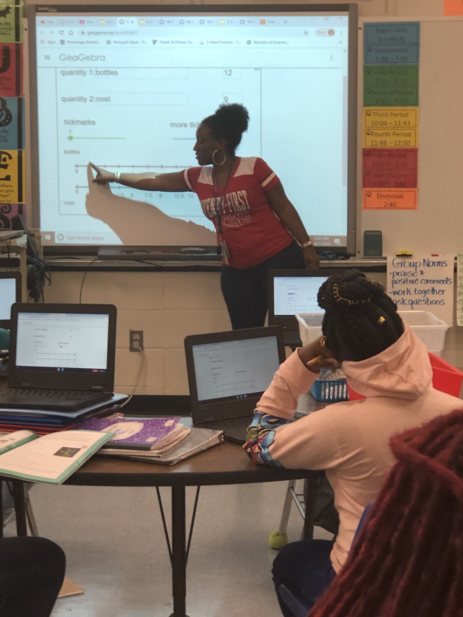 LaShandaCarver1's tweet image. What a spectacular Open Up aligned lesson in Mindy Howard’s classroom at LNJMS!The students were engaged from the beginning to the end. So very proud of the 6th grade Math department. @joylips #BetterLesson @ymissmath @YimiyaP @ccssecondaryed