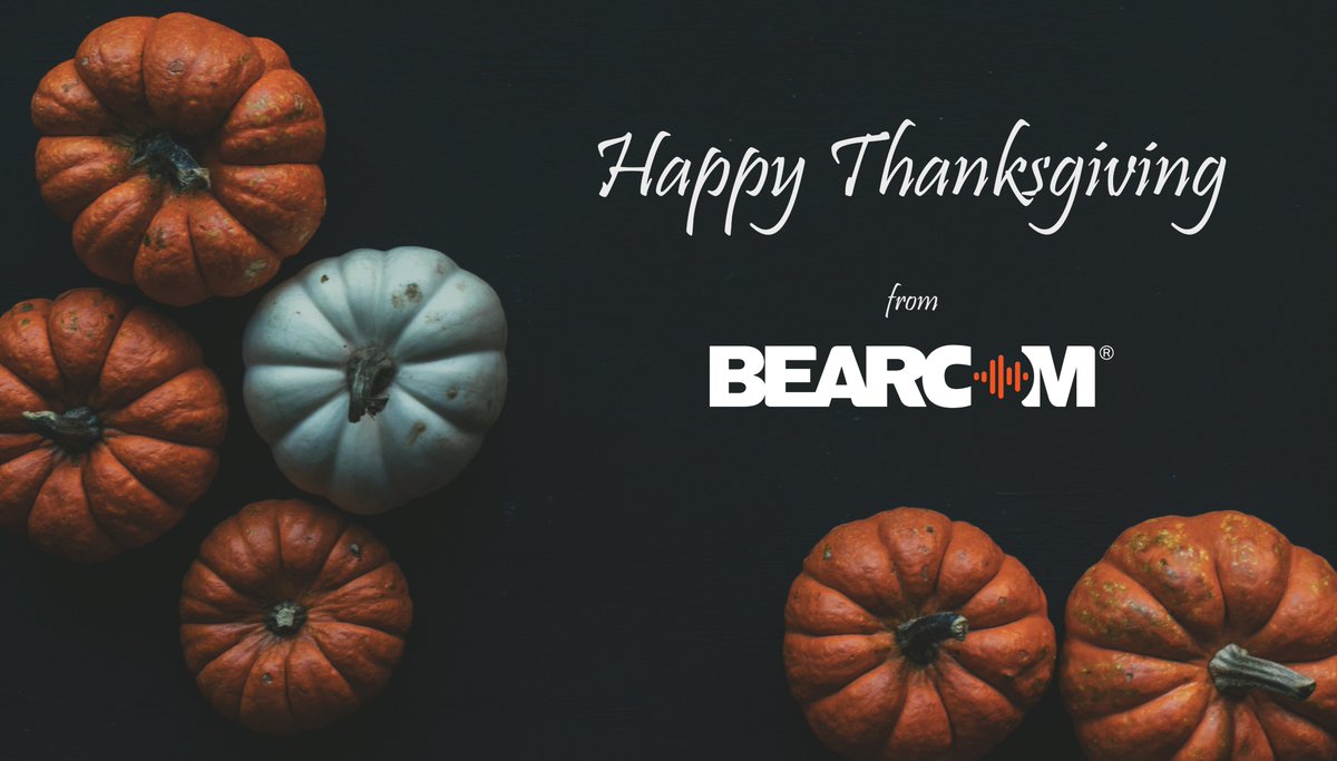 SpectrumCommLtd's tweet image. This time of year we give thanks to our team, our customers, our partners, and our families. Our offices will be closed on Monday in observance of the Thanksgiving holiday. Happy Thanksgiving weekend!