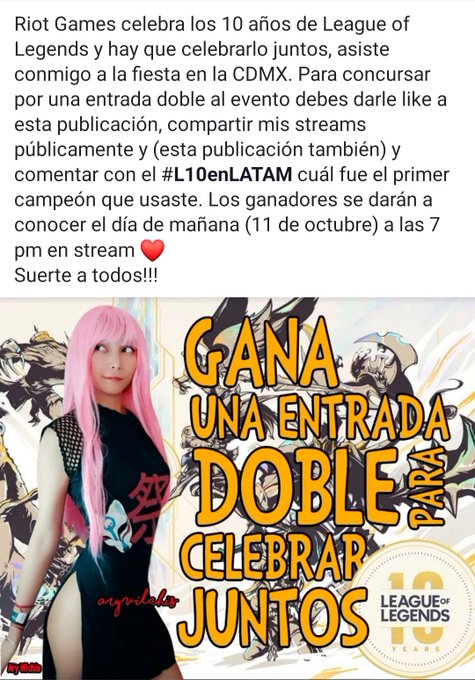 Chicos vayan a la publicación para saber mas al respecto de como ganar! https://t.co/xW0gzwDQC6 https://t