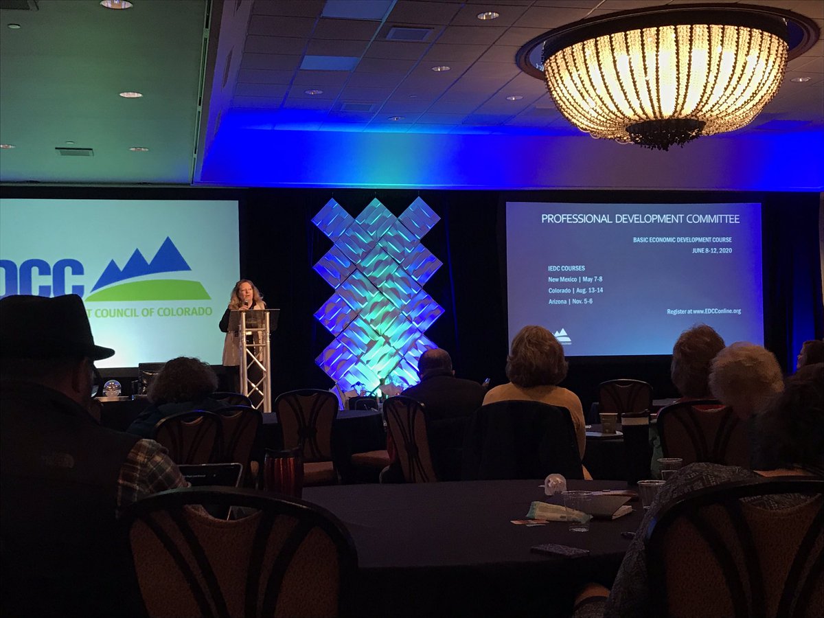 CommerceCityED's tweet photo. That’s a wrap for #DLS2019 with closing comments by incoming @EDCofCO Board Chair and @CommerceCityCO Director of Economic Development Michelle Claymore. See you at the next #edccevents! #EconDev #regionalism https://t.co/0ZJMfMfgtP