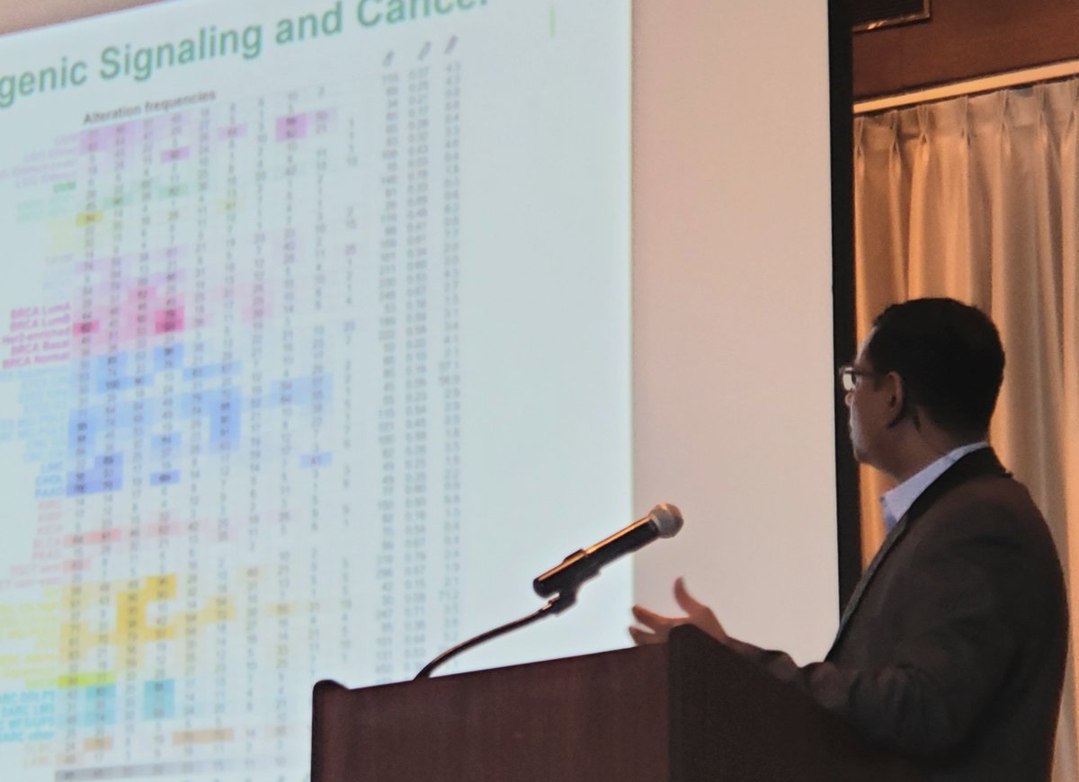 Now_UALCAN's tweet photo. Dr. Narendra Wajapayee from @UAB_Biochem presented exciting talk about unbiased proteomics in cancer research at @ONealCancerUAB annual retreat. @UABPathology #Cancer, @Varambally_S https://t.co/mxlQAPpxn9