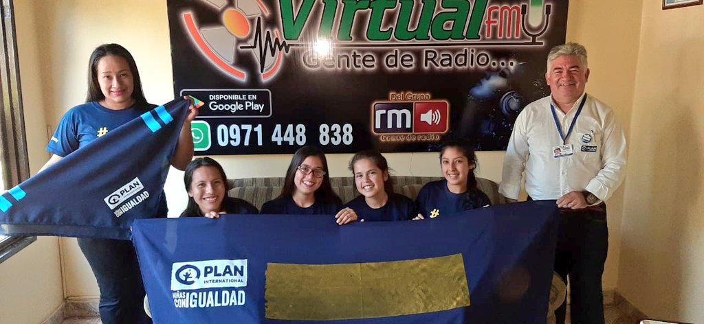 jaraeliza's tweet photo. Esta mañana recibí la visita de estas niñas super guapas 😍
Nos sumamos a la campaña mundial #ninasalpoder
Posición de Cargo Dirección y Conducción de la radio @virtualfm106
@PlanPy
#Diainternacionaldelanina https://t.co/7XXYpavMFZ
