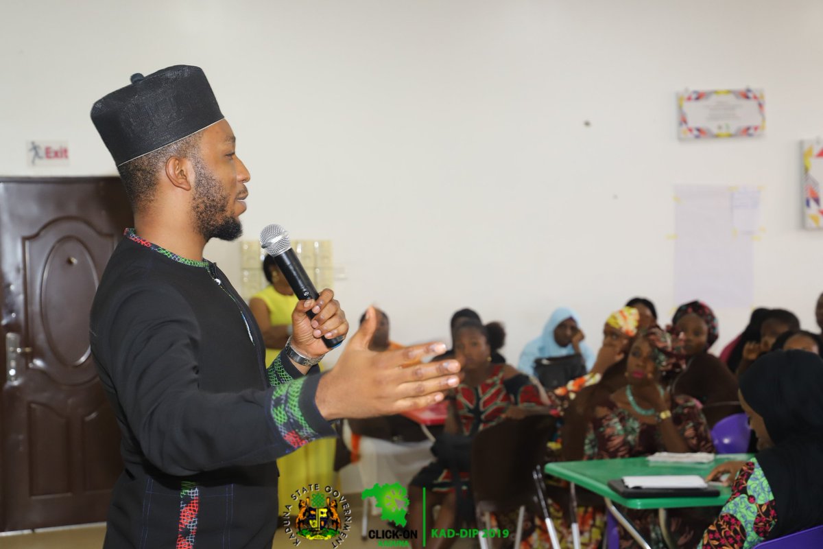 ClickOnKaduna's tweet image. The Session ended on a very Happy Note for all our Participants.  Mr Mimshach came in with good news . Can you guess what we have planned out for our amazing Participants???

Watch this space to find out! Anticipate!!!

#KADDIP2019 
#CLICKONKADUNA