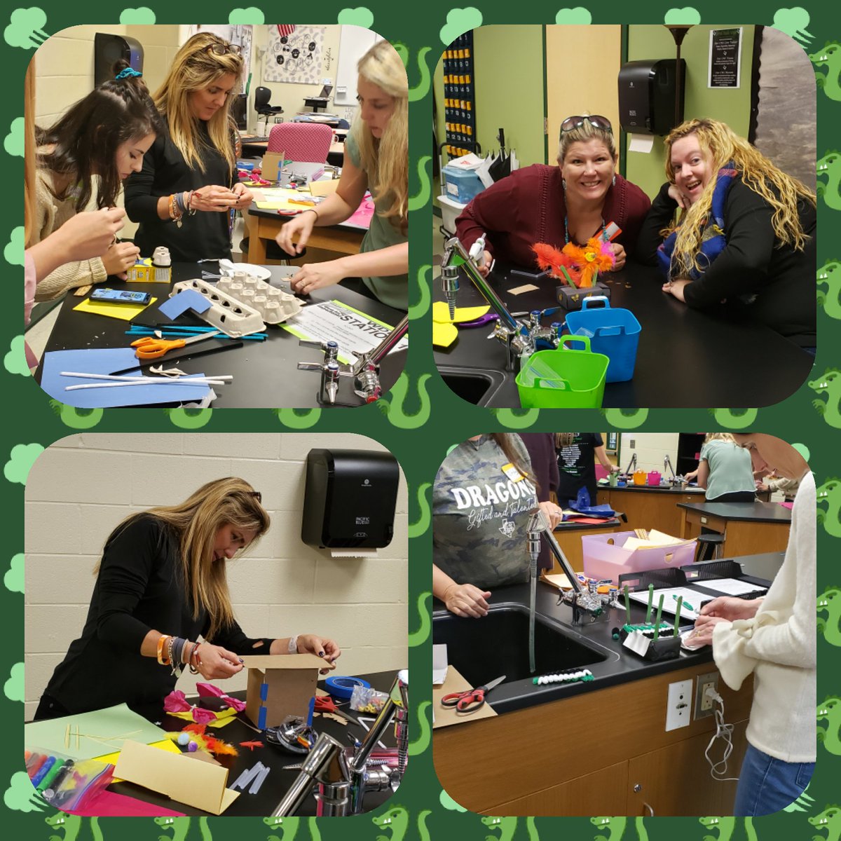 CarrollCurric's tweet photo. Getting creative with design challenges  @Carrollisd https://t.co/PfH3bRo7K9