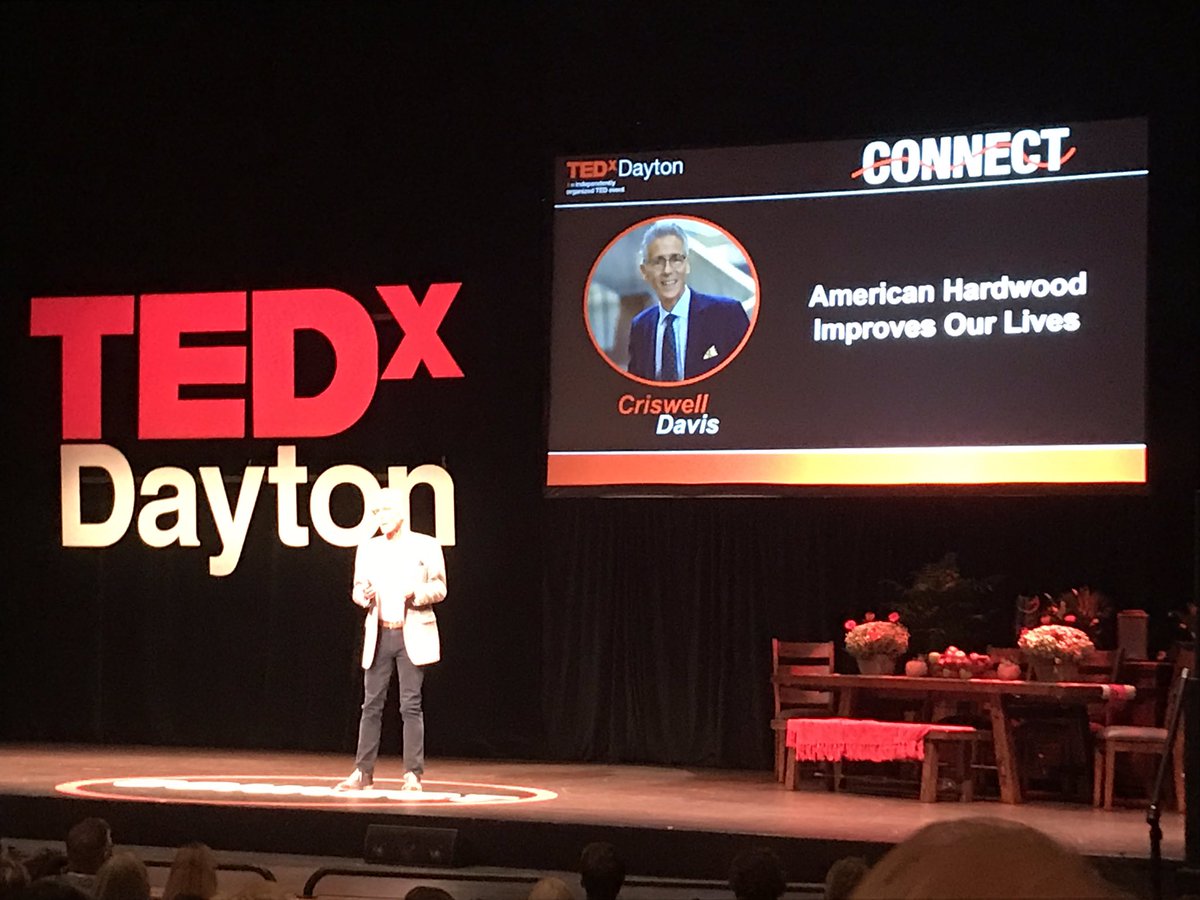 Fantastic presentation @CriswellDavis1! I loved it and thought it was a great addition to @TEDxDayton. Congrats.