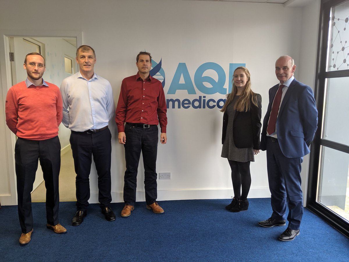 RoisinGreening's tweet photo. Several months of preparation but seeing it all come together at @Entirl #MedInIreland yesterday was incredible. Overall there were over 1000 meetings with 300 global buyers. A highlight for me was bringing a key German buyer to a site visit with AQF Medical. #IrishAdvantage https://t.co/FbYsVYe0I4