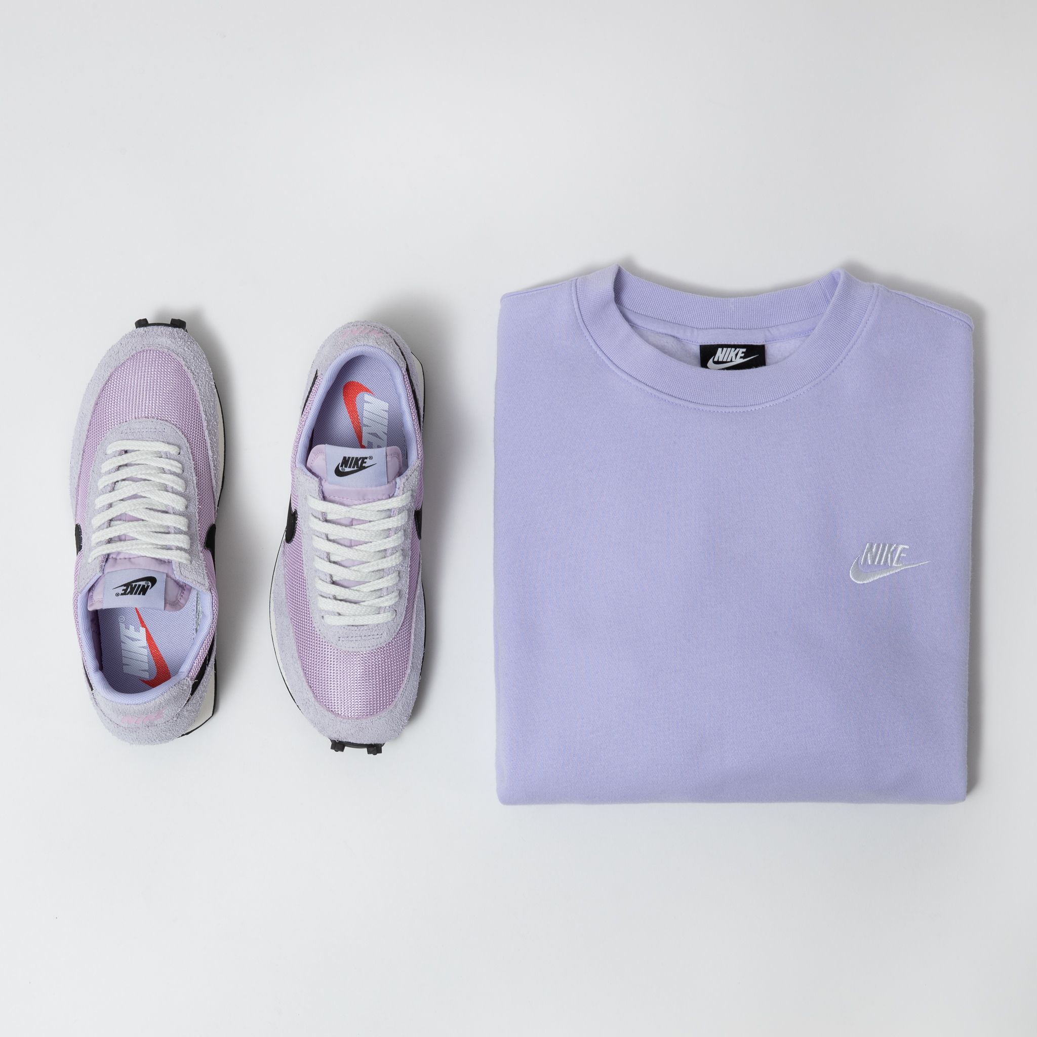 Titolo on Twitter: "livin purple 💜 Nike Club Crewneck and Daybreak available online ➡️ small x-large. style code 🔎 BV2662-539 US 4 (36) - US 13 (47.5) style code 🔎