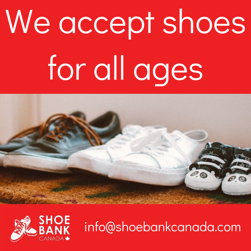 At Shoe Bank Canada we strive to collect every type of footwear to accommodate as many individuals and as many situations as possible.

#ShoeDonation #CanadianCharity #ShoeBankCanada #GiveBack <a href="/DymonStorage/">DYMON Storage</a>