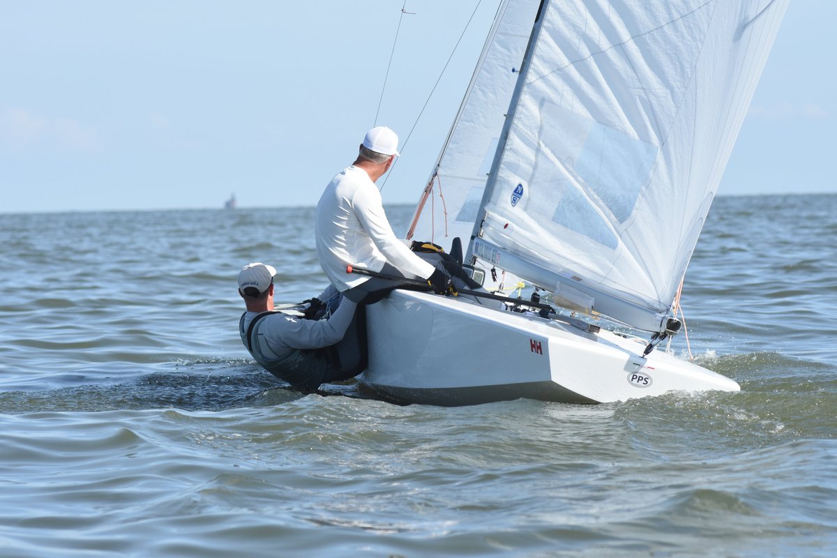 Practice session a few weeks back with <a href="/theernball/">Ernie Dieball</a> in front of <a href="/NorthCapeYC/">North Cape Yacht Club</a>.  #sailing <a href="/NorthSails/">North Sails</a> <a href="/HellyHansen/">Helly Hansen</a> #gbropes #pointplacestyle