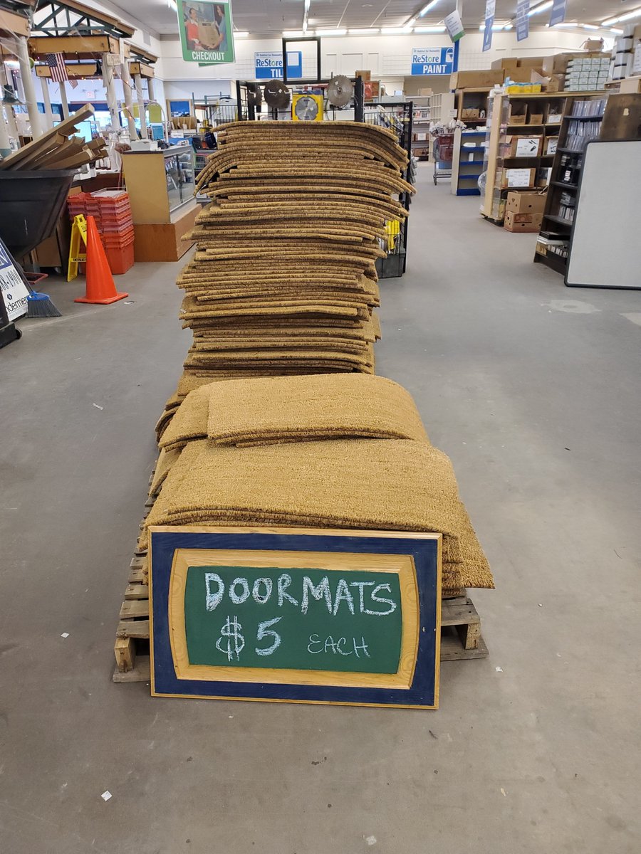 We've been working hard to get the ReStore ready for our big sale this weekend!  50% the entire Store this Friday and Saturday! (Oct 11th and 12th) 🤑 🛒 
Exempt from the sale are montage paint, paint supplies, and a couple of vintage pieces.