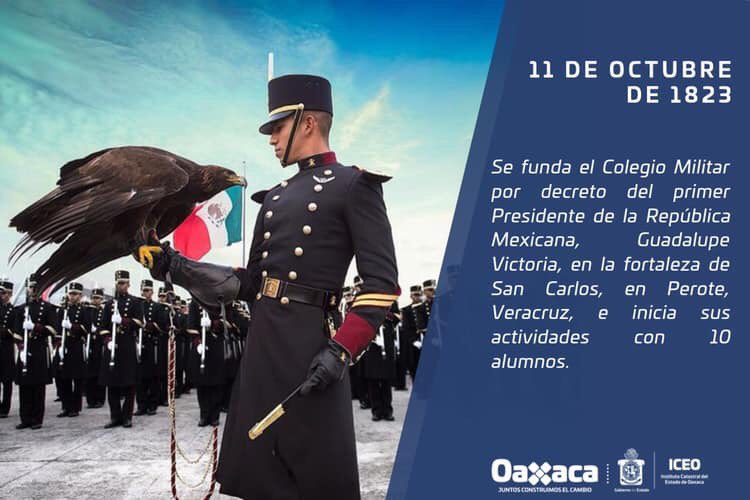 Un día como hoy dió inicio una de las escuelas más importantes en nuestro país; en él se forman soldados dispuestos siempre a defender a la Patria. #HeroicoColegioMilitar #PorElHonorDeMéxico #SiempreLeales