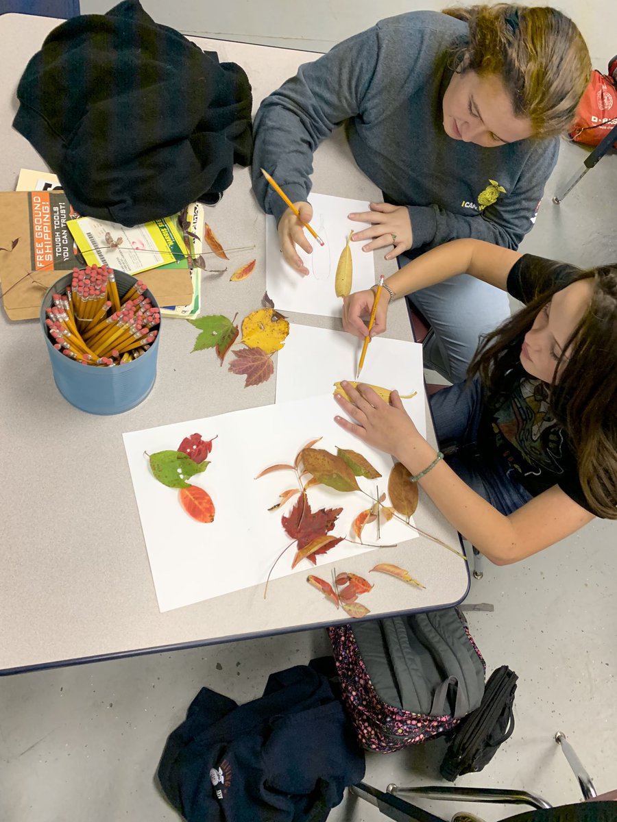 AveryFFA2's tweet photo. Why do leaves change color in the fall? Just ask a Hort I student! Fun labs! @AveryFFA2 @averyhighschool @avery_ffa https://t.co/1K6I3OvIH2