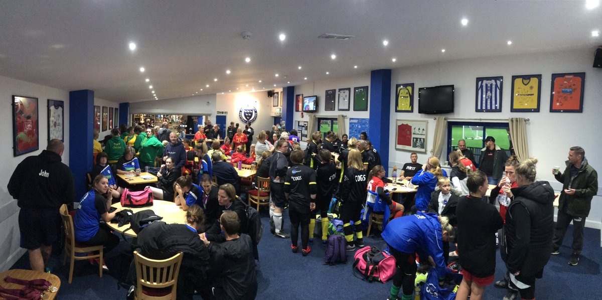 CrawleyCOGs's tweet photo. Great turnout at the @SussexCountyFA #Womensrecfootball Festival tonight.  Warm up done and it’s stopped raining! Result! ⚽️ https://t.co/XwoLUDsyTl