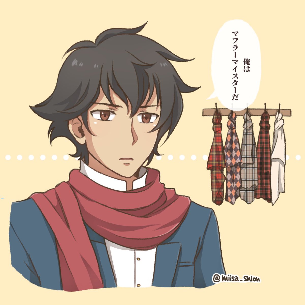 #Inktober2019 DAY 6: Scarves
Setsuna's collection of scarves?
刹那はマフラーいくつ持ってるのかな…