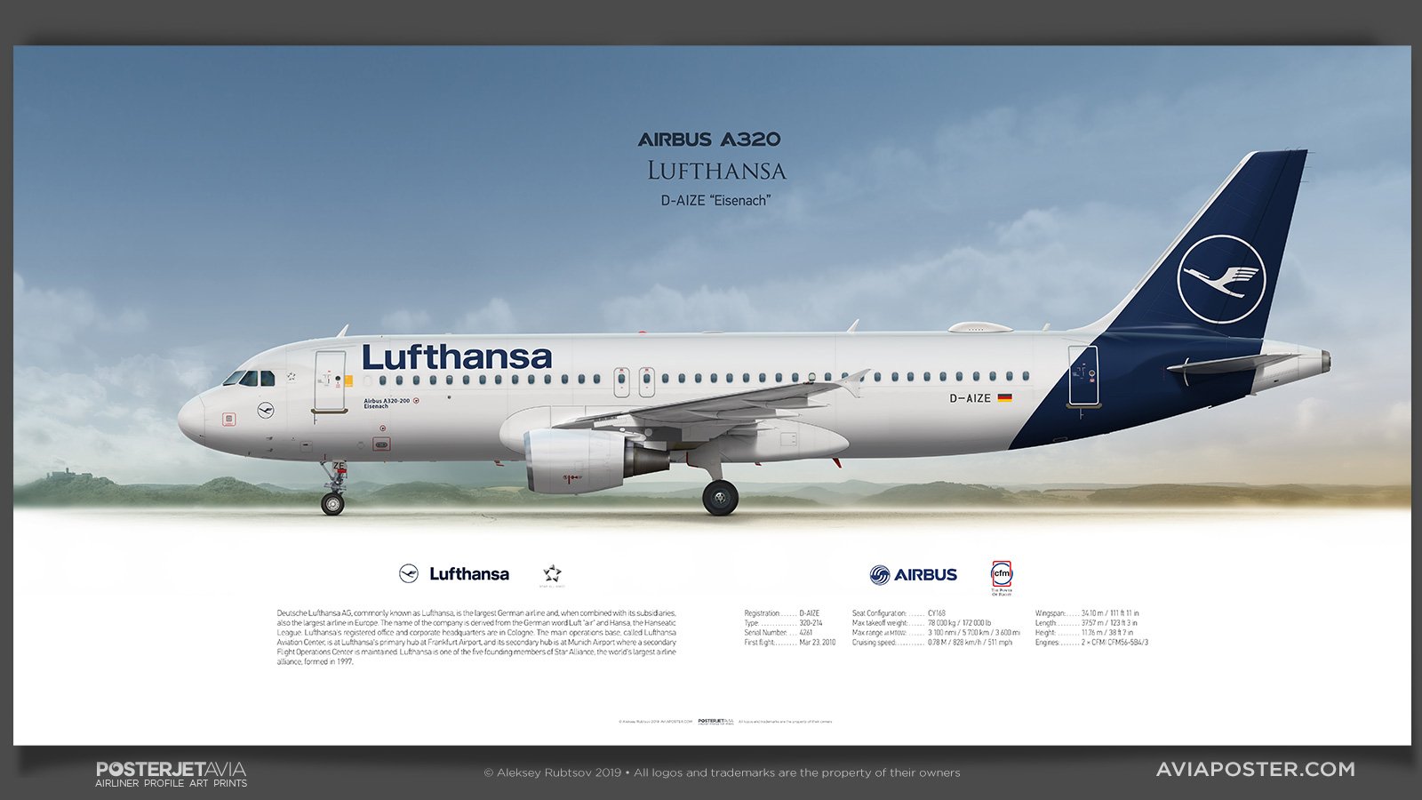 Aviaposter - Profile Art Prints on X: Airbus A320 #Lufthansa D-AIZE  #PosterjetAvia  Airliner Profile Art Prints   #aviation #avgeek #airplane #planes #instapilot #pilotlife #aviationpics  #instagramaviation #instaplane #airplanes