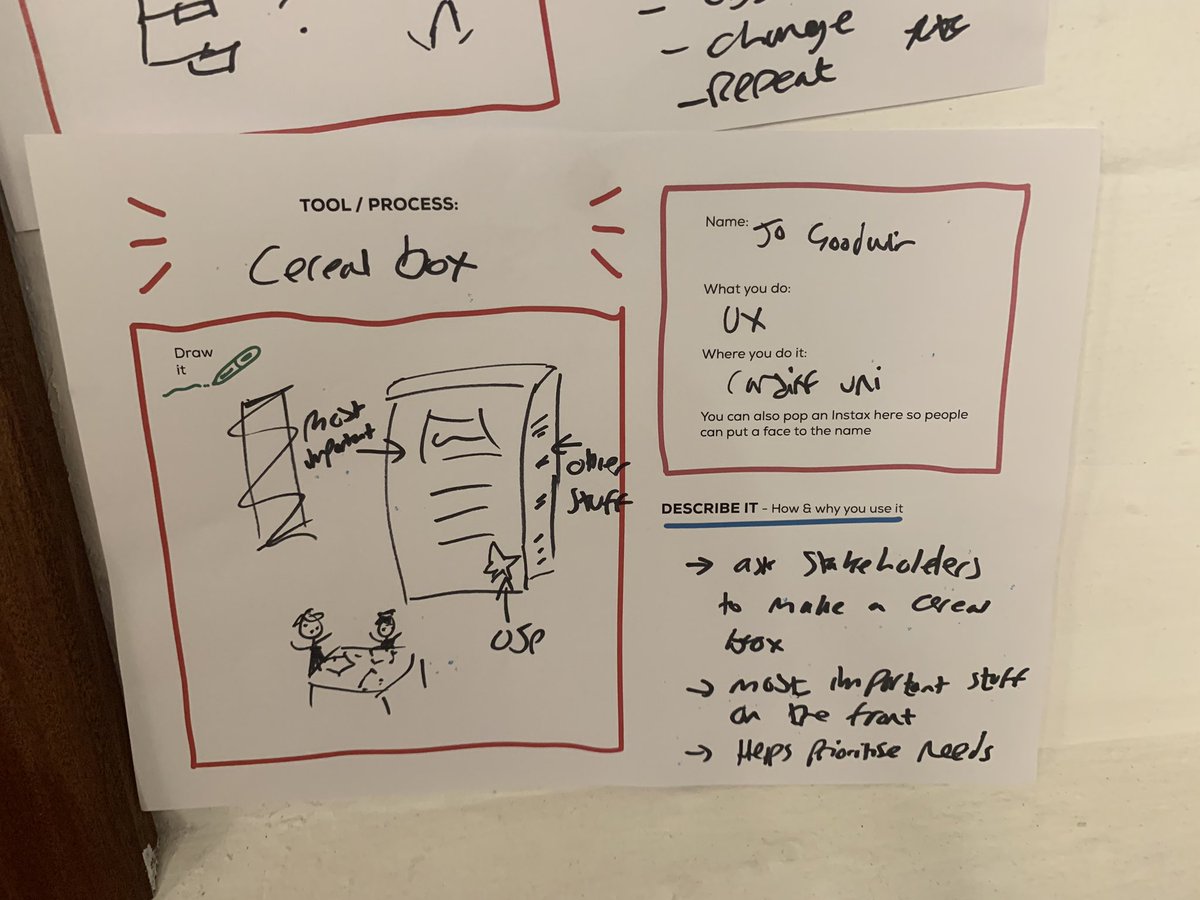 CardiffSD's tweet photo. ⚡️Congratulations to the wonderful Jo who won a goodie bag for sharing her tool of choice “cereal box”. We hope you like your treats and use your “what if...” cards soon! ⚡️
@CDFdesignfest #cdfdesignfest #sdcardiff https://t.co/Yis6P7vLbv