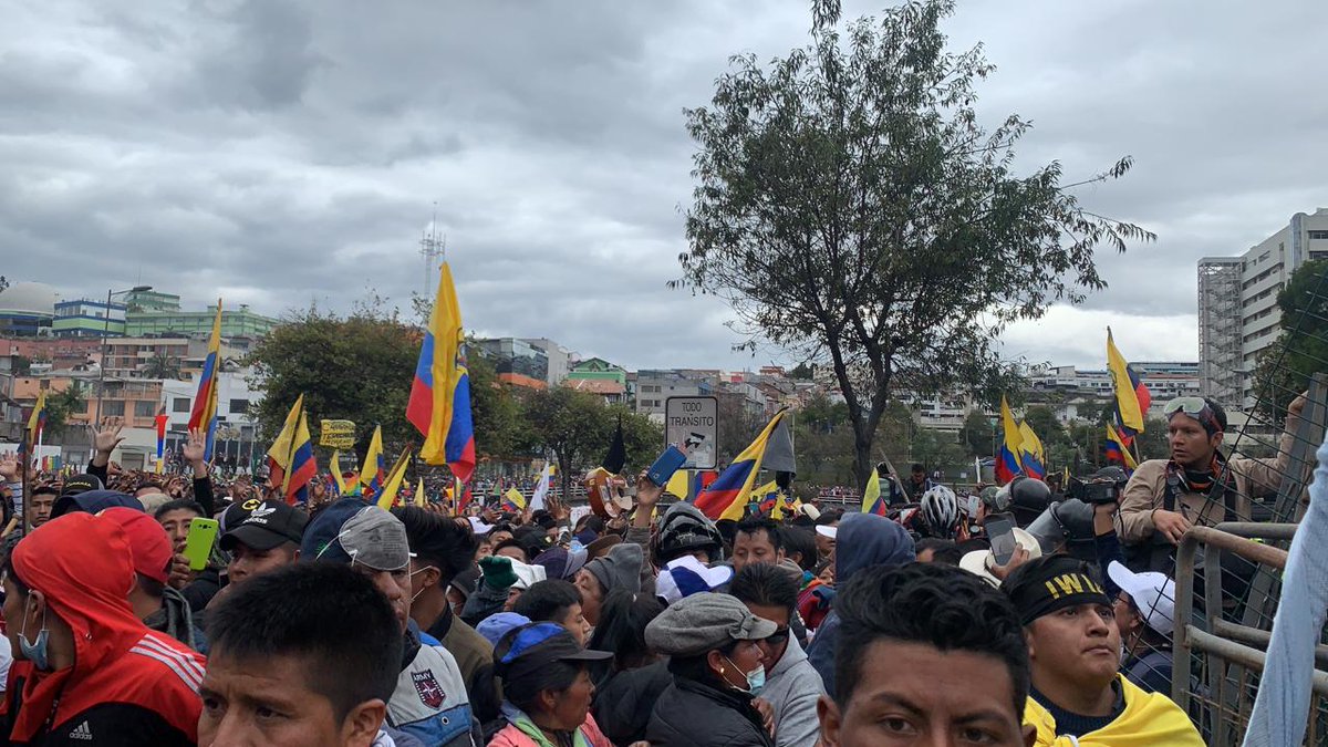 OnlyBestHotel's tweet image. #InPictures | Ninth day of protests in #Ecuador against the economic measures taken by President #LeninMoreno.

#EcuadorEnCrisis #ParoNacionaleEC #EcuadorSOS