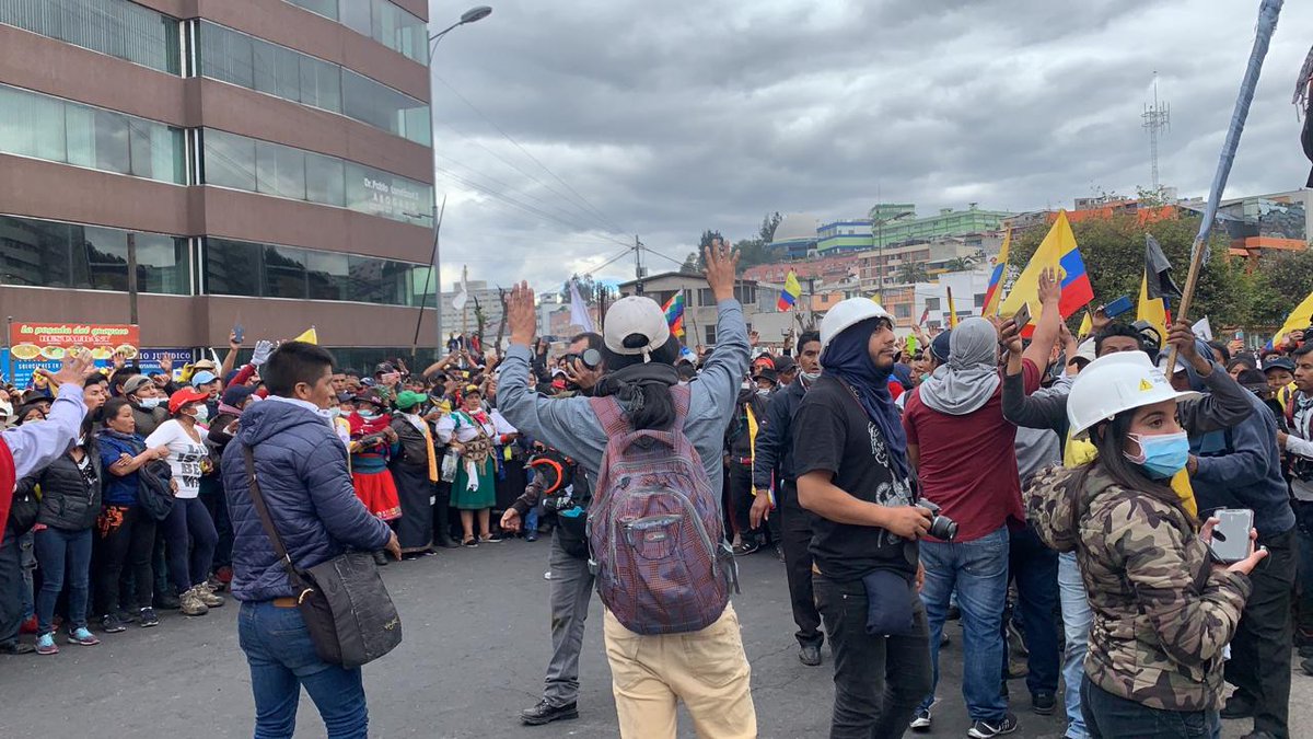 OnlyBestHotel's tweet image. #InPictures | Ninth day of protests in #Ecuador against the economic measures taken by President #LeninMoreno.

#EcuadorEnCrisis #ParoNacionaleEC #EcuadorSOS