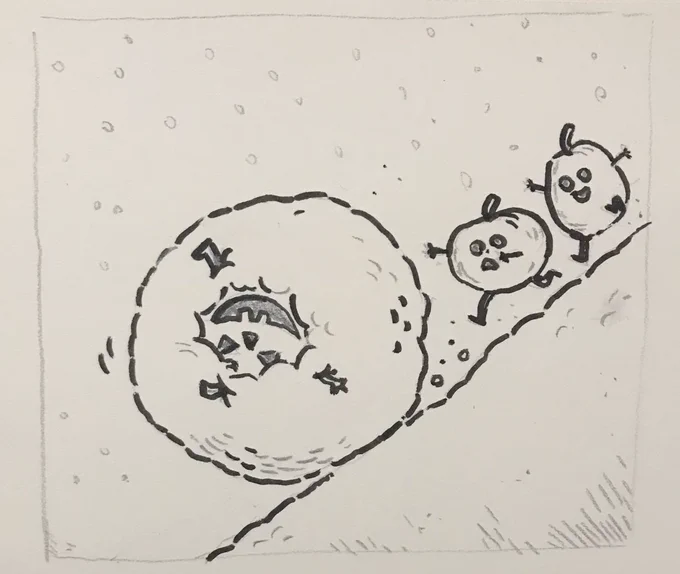 #Inktober day 11: snow 