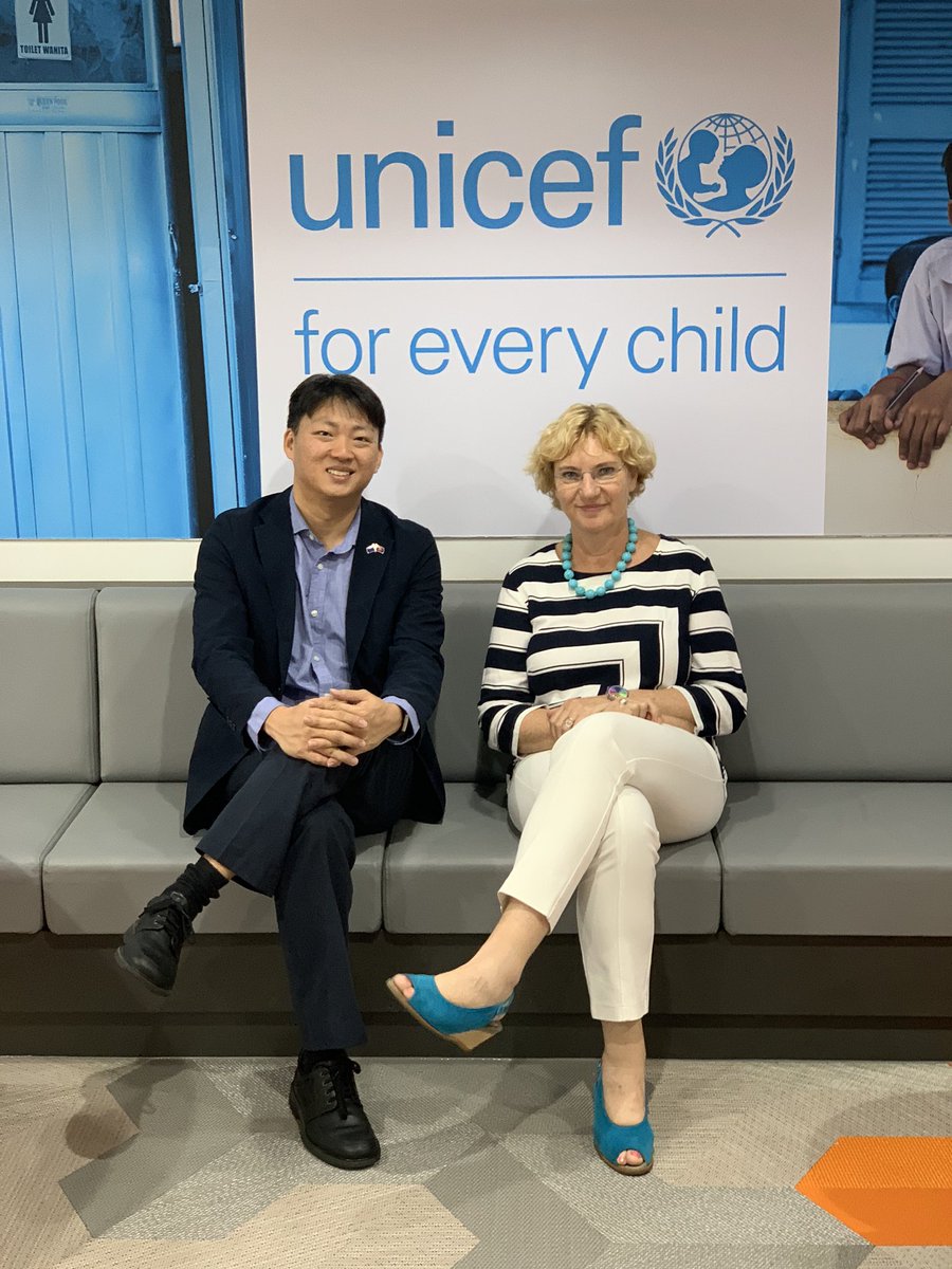 eugho's tweet photo. Pleased to have exchanged views on the UNICEF-SAP partnership with @karin_hulshof earlier this week. We are just getting started! https://t.co/zf2AdNwDaU